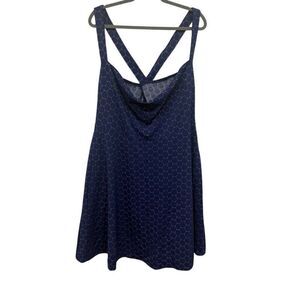 Leota blue circle Ava fit midi dress size 3xl